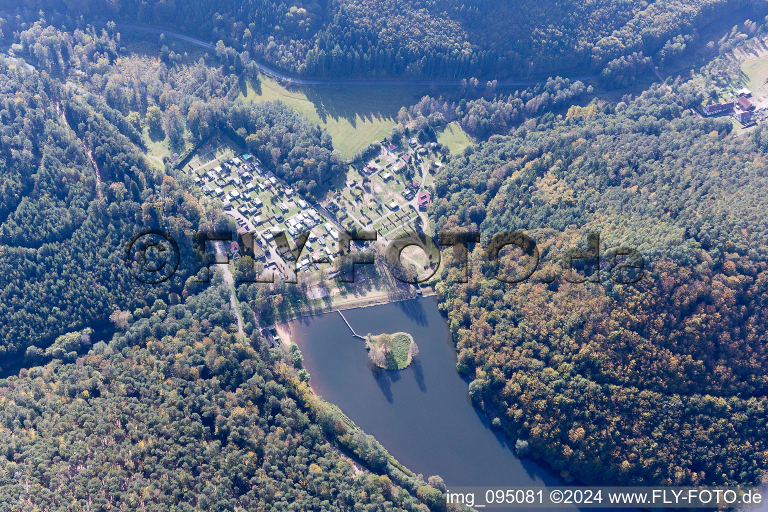 Camping de Fleckenstein in Lembach in the state Bas-Rhin, France