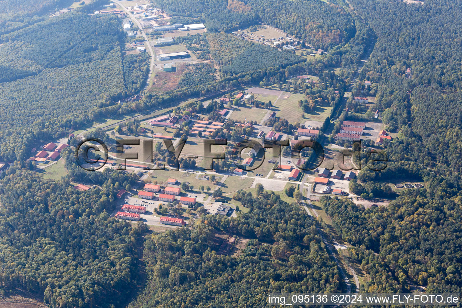 Aerial photograpy of Bitche in the state Moselle, France