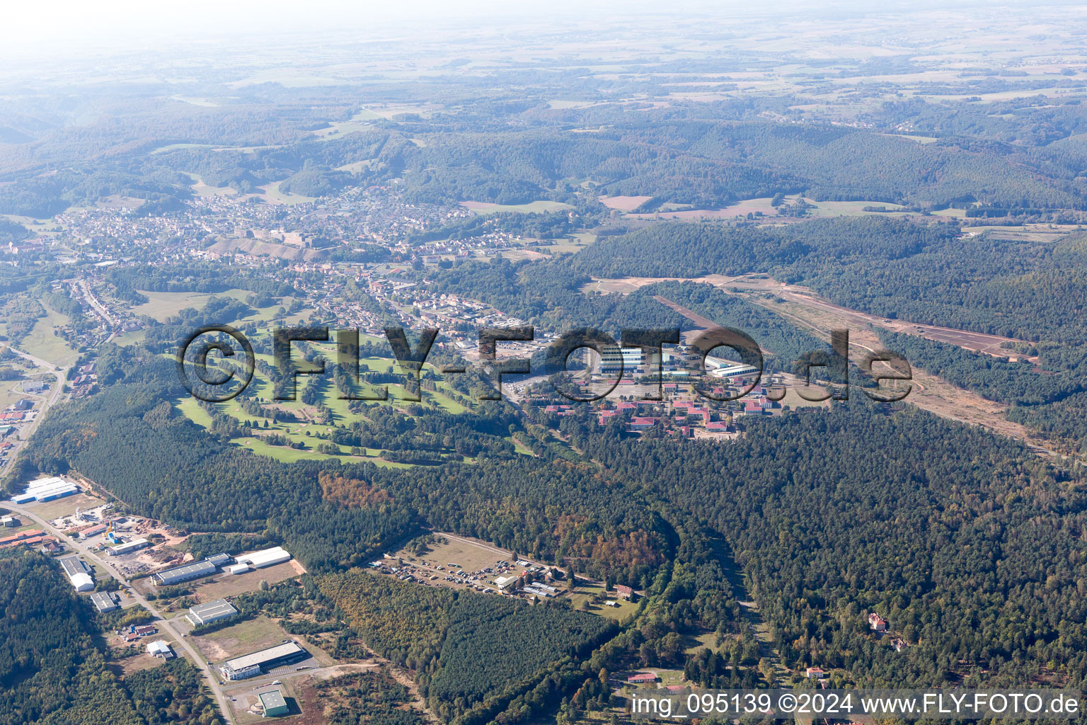 Bitche in the state Moselle, France out of the air