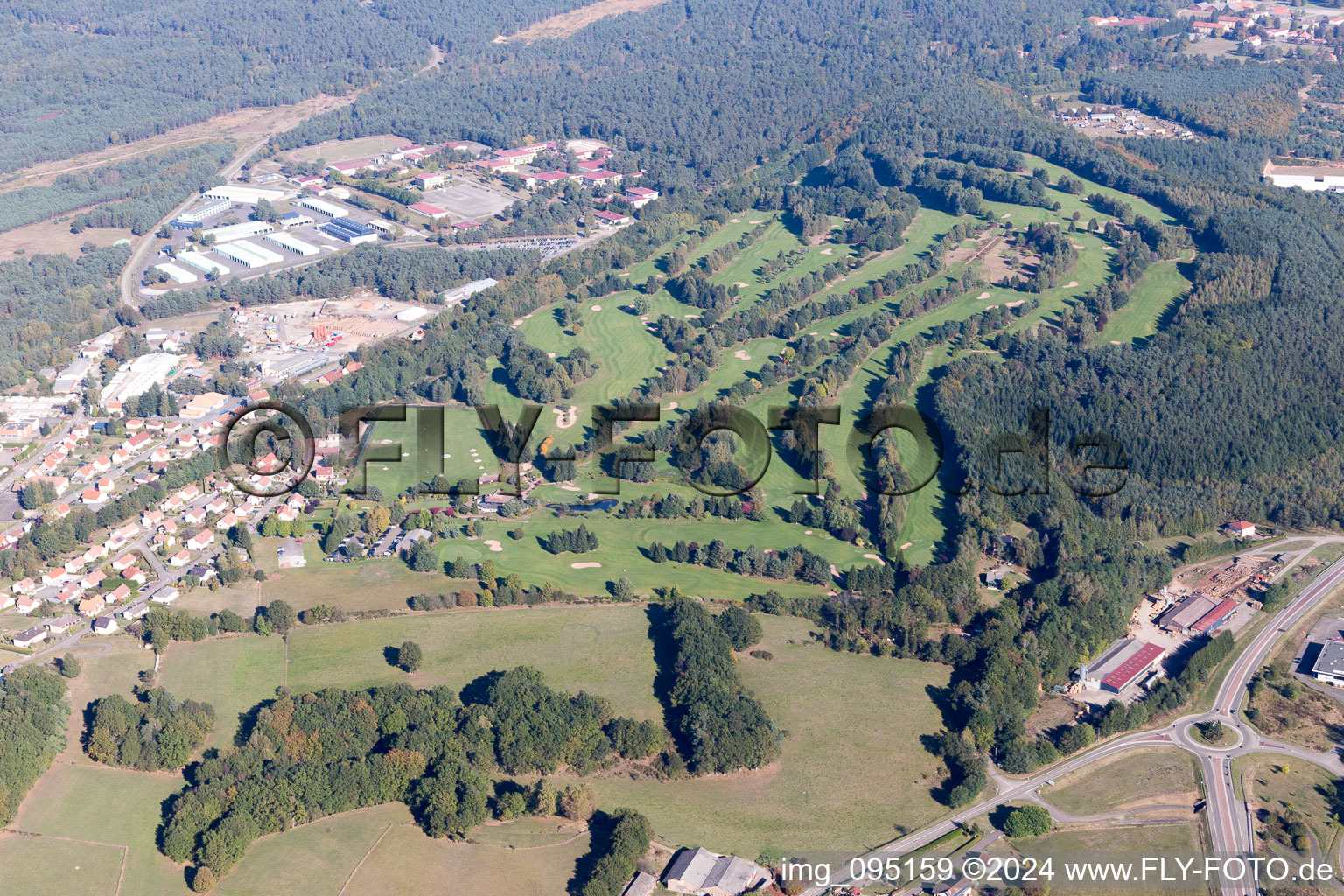 Drone image of Bitche in the state Moselle, France