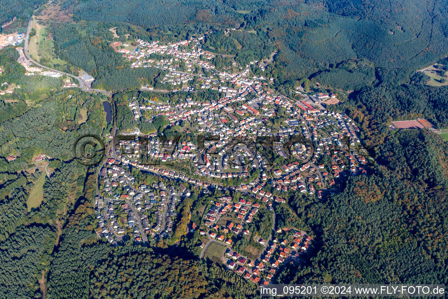 From the southwest in Lemberg in the state Rhineland-Palatinate, Germany