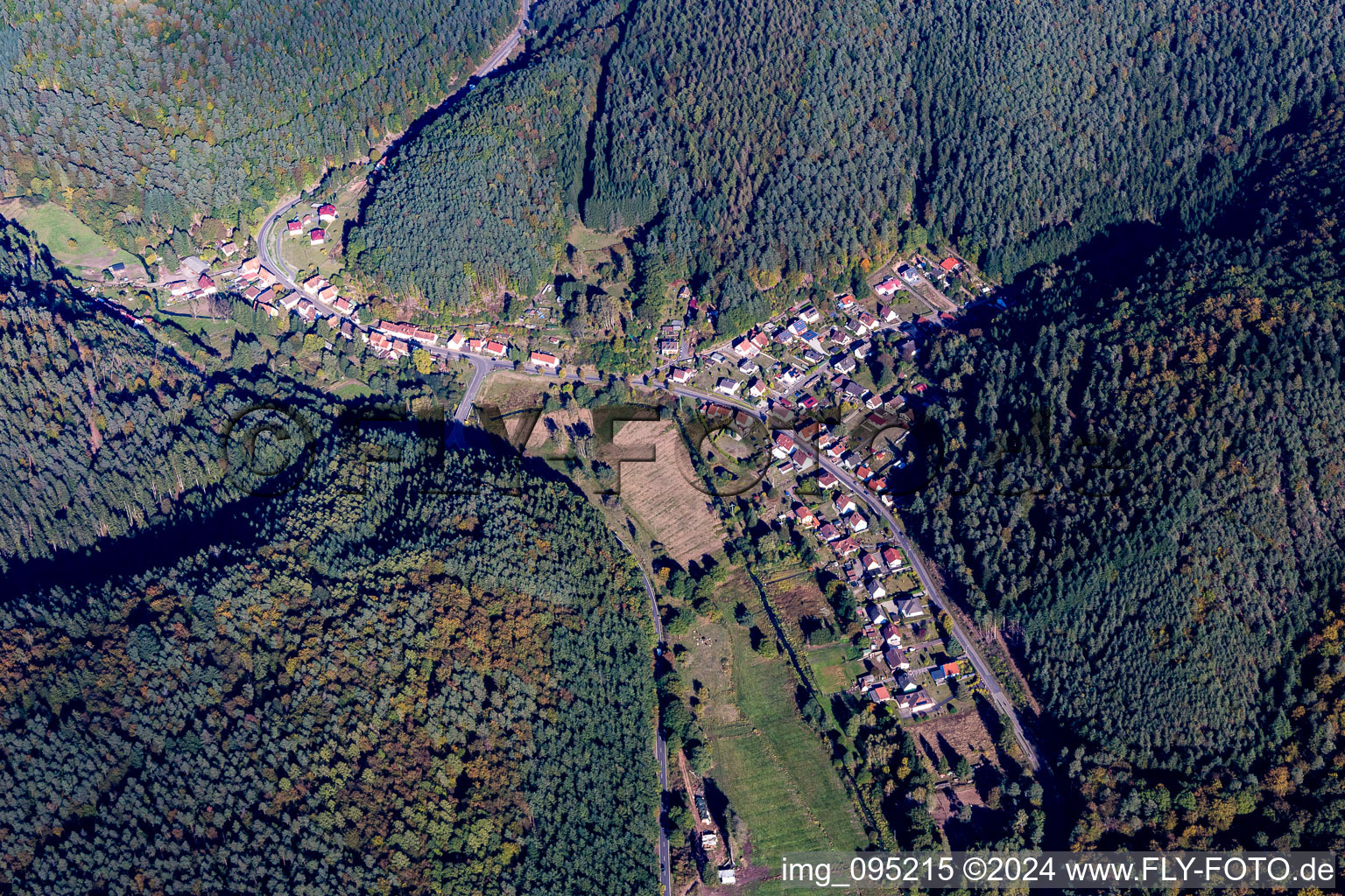 Village view in the district Salzwoog in Lemberg in the state Rhineland-Palatinate, Germany