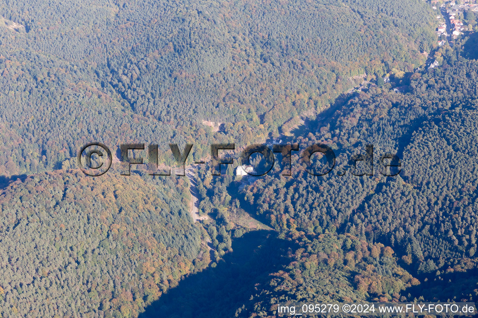 Bad Bergzabern in the state Rhineland-Palatinate, Germany out of the air