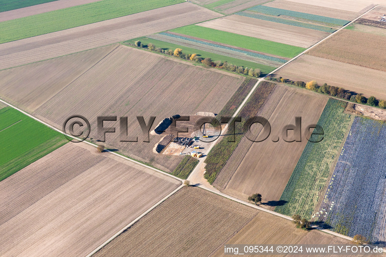 Aerial photograpy of Hatzenbühl in the state Rhineland-Palatinate, Germany