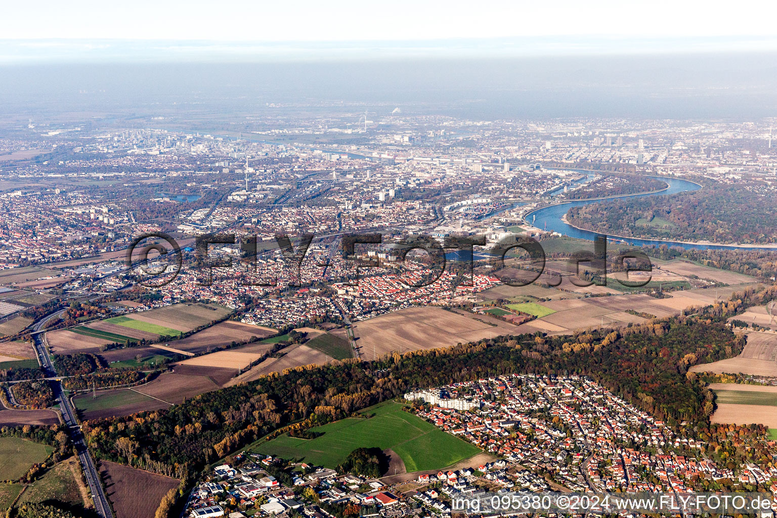 District Rheingönheim in Ludwigshafen am Rhein in the state Rhineland-Palatinate, Germany