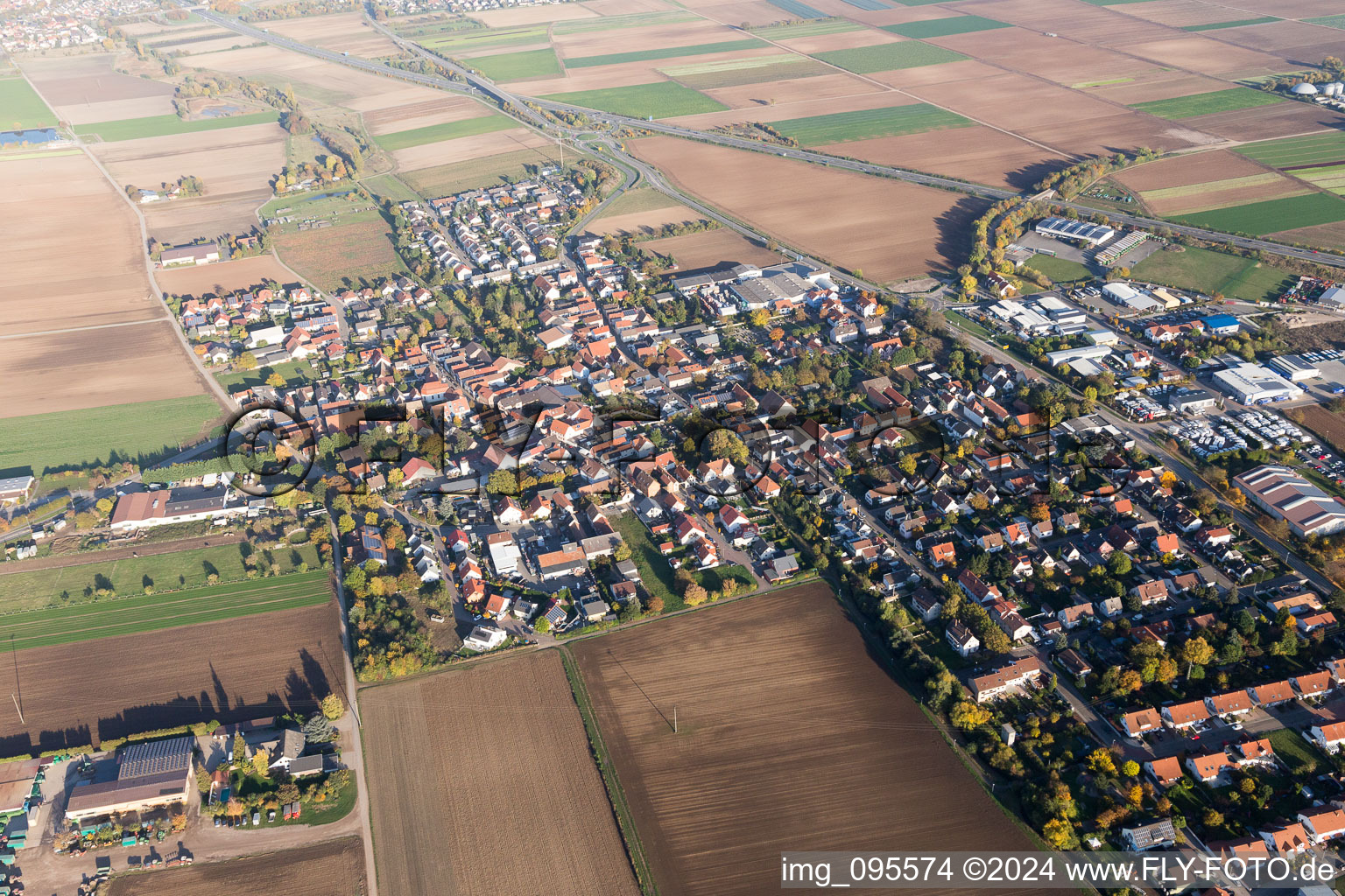 District Hochdorf in Hochdorf-Assenheim in the state Rhineland-Palatinate, Germany