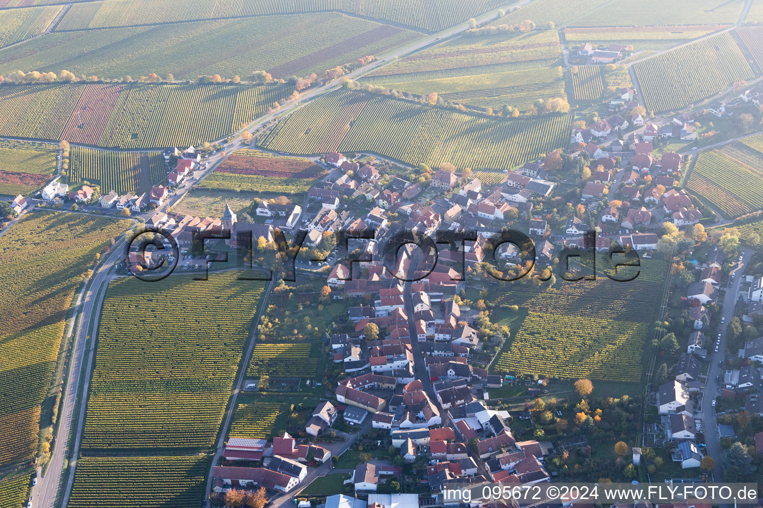 Burrweiler in the state Rhineland-Palatinate, Germany