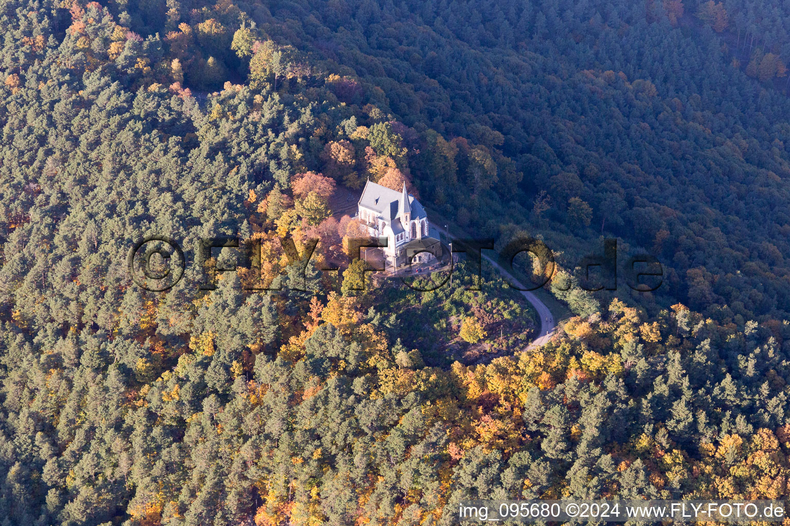 Churches building the chapel St. Anna Kapelle in Burrweiler in the state Rhineland-Palatinate, Germany