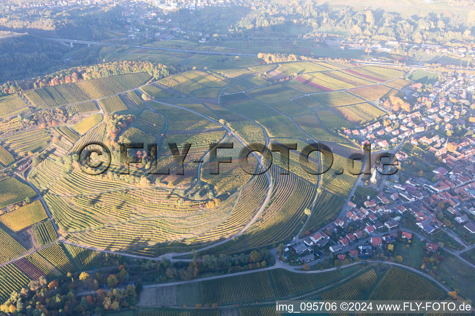 Ranschbach in the state Rhineland-Palatinate, Germany out of the air