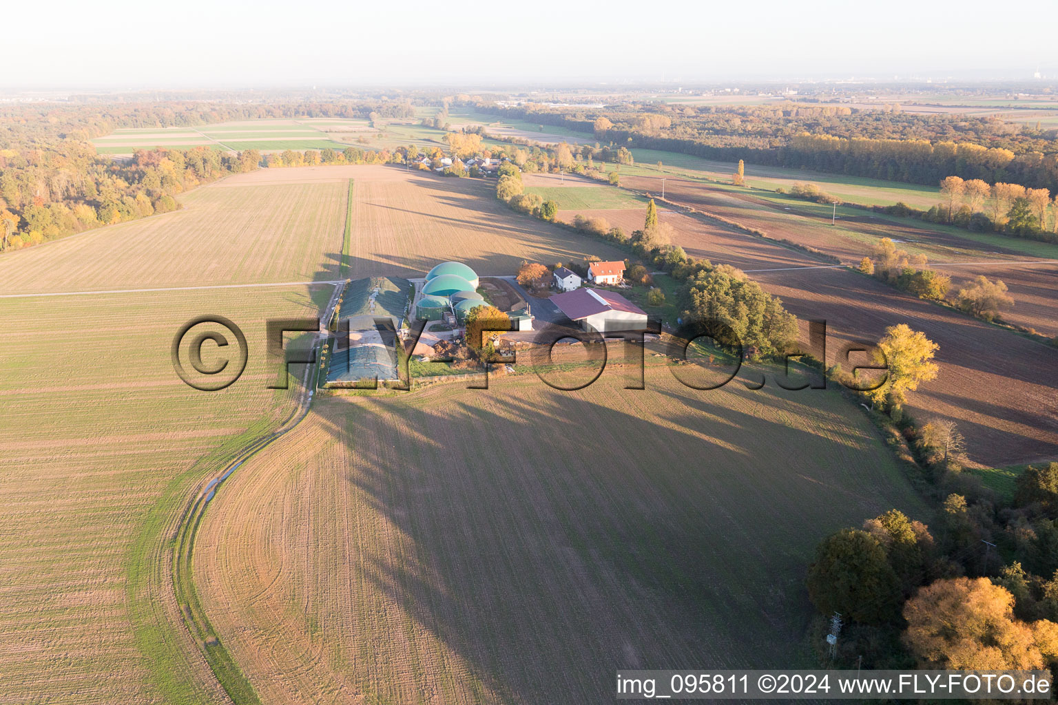 Oblique view of Winden in the state Rhineland-Palatinate, Germany