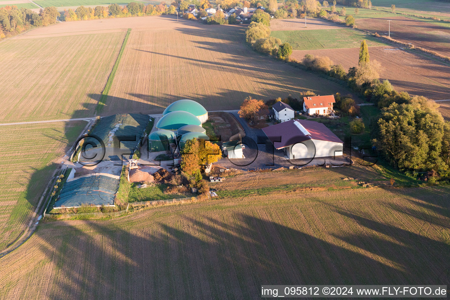 Winden in the state Rhineland-Palatinate, Germany from above