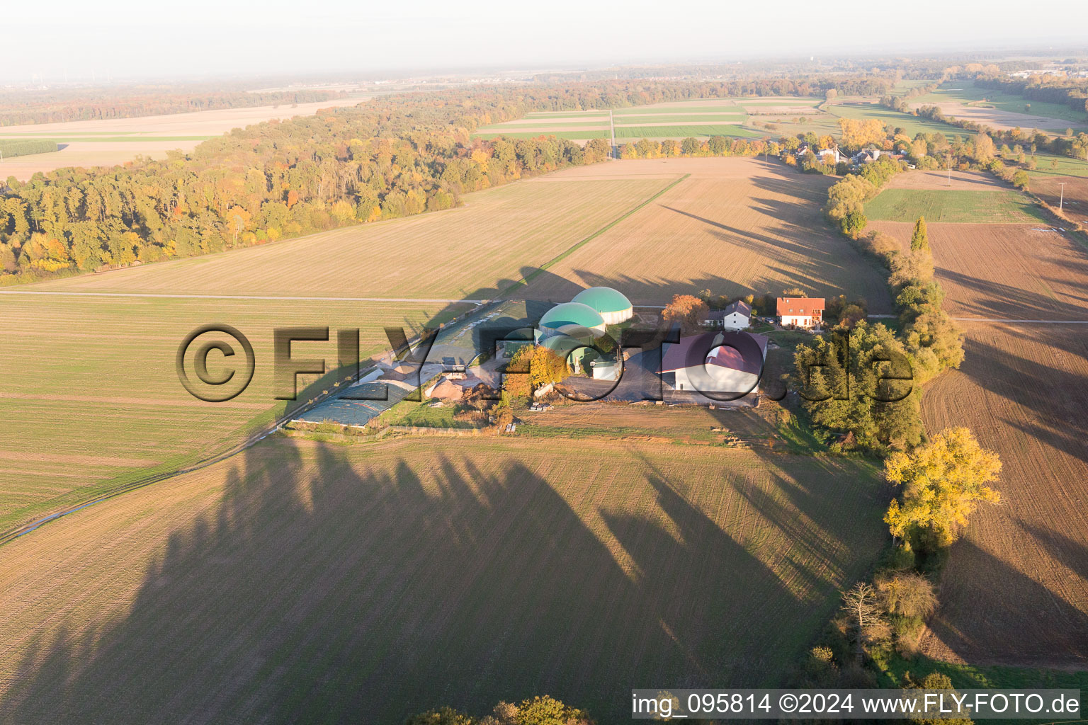 Winden in the state Rhineland-Palatinate, Germany out of the air