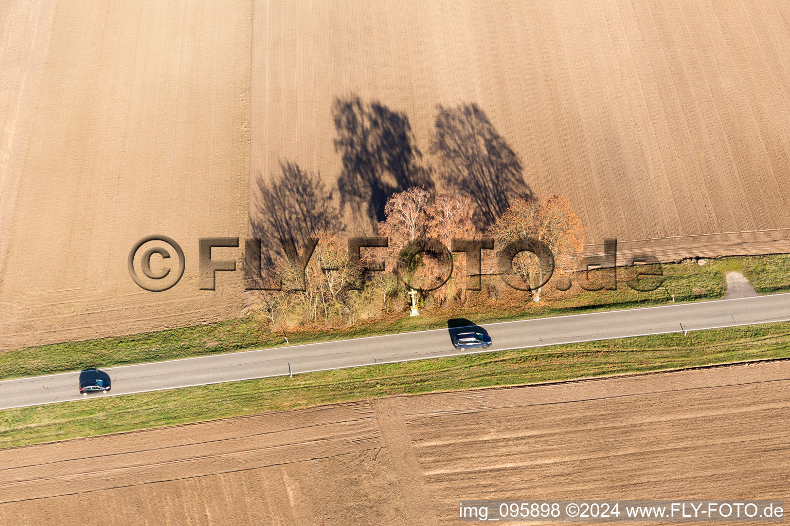 Drone image of Hatzenbühl in the state Rhineland-Palatinate, Germany