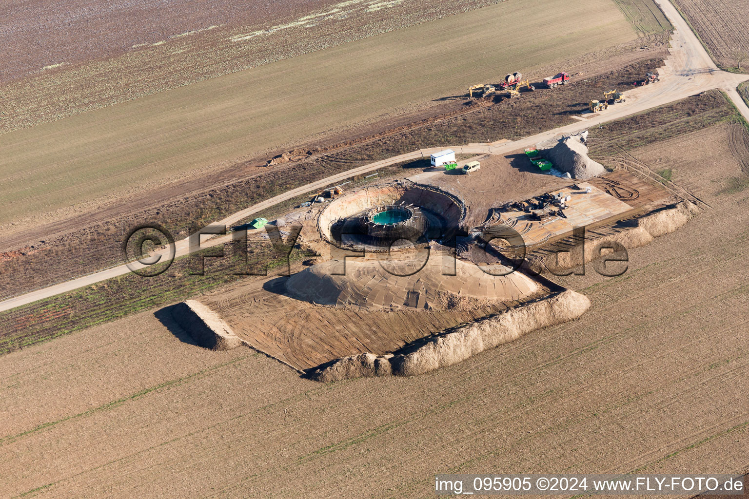 Aerial photograpy of Hatzenbühl in the state Rhineland-Palatinate, Germany