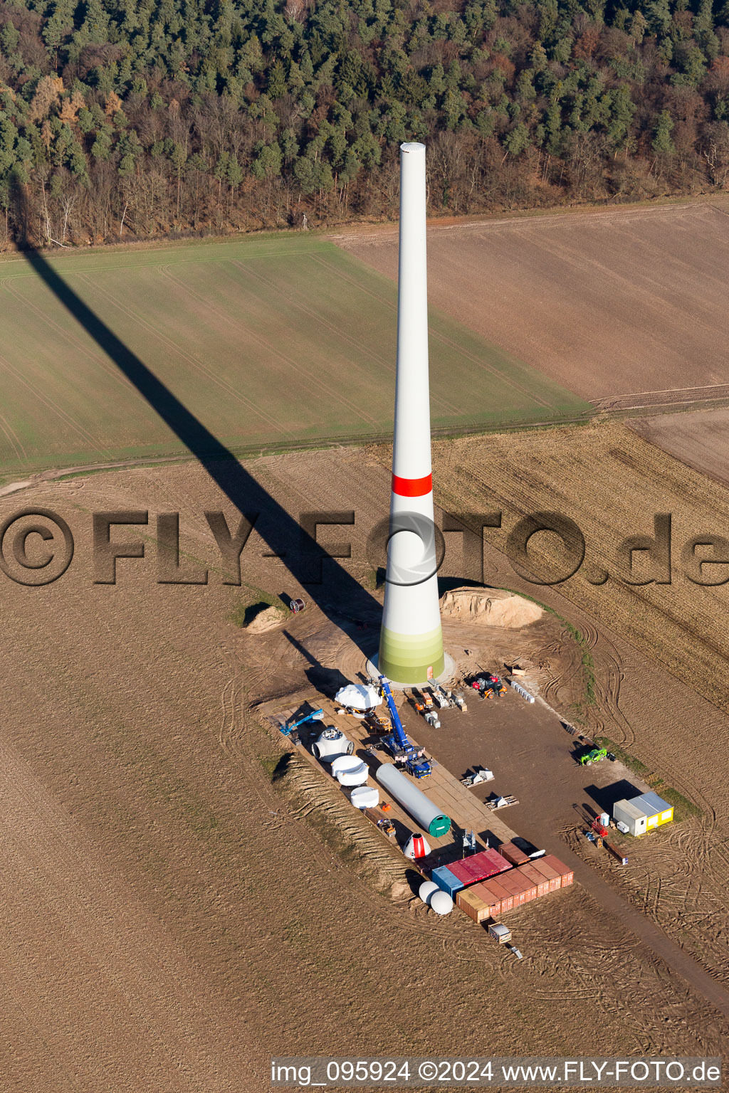 Aerial photograpy of Hatzenbühl in the state Rhineland-Palatinate, Germany