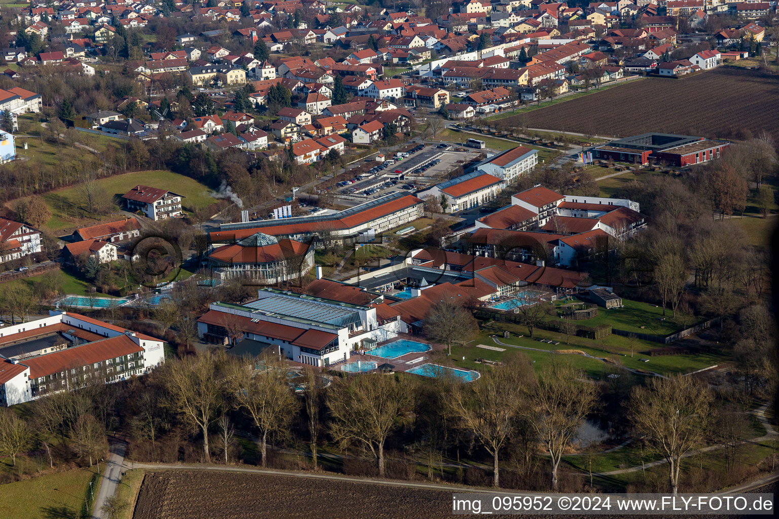 District Aunham in Bad Birnbach in the state Bavaria, Germany out of the air