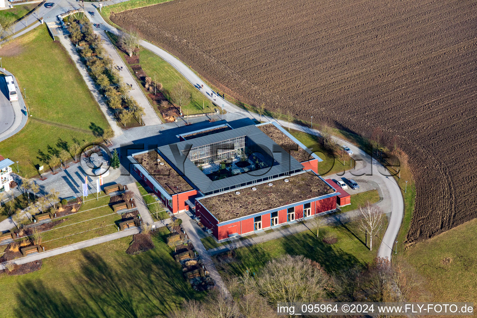 Drone image of District Aunham in Bad Birnbach in the state Bavaria, Germany