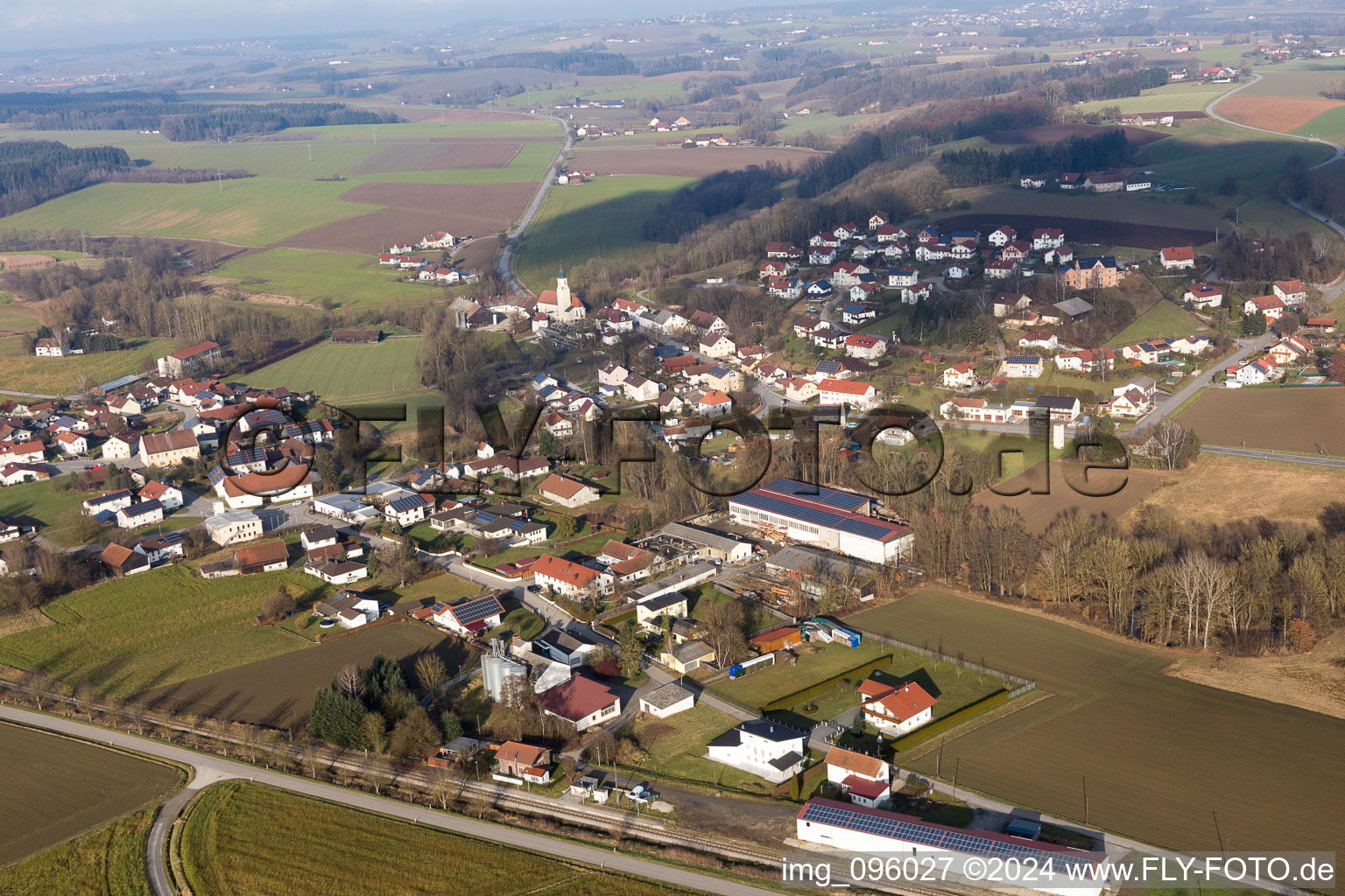 District Engertsham in Fürstenzell in the state Bavaria, Germany