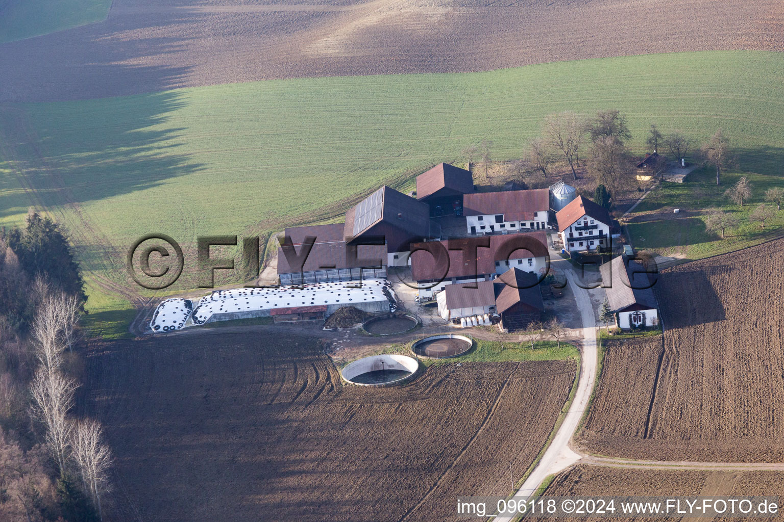 Aerial photograpy of Rotthalmünster in the state Bavaria, Germany