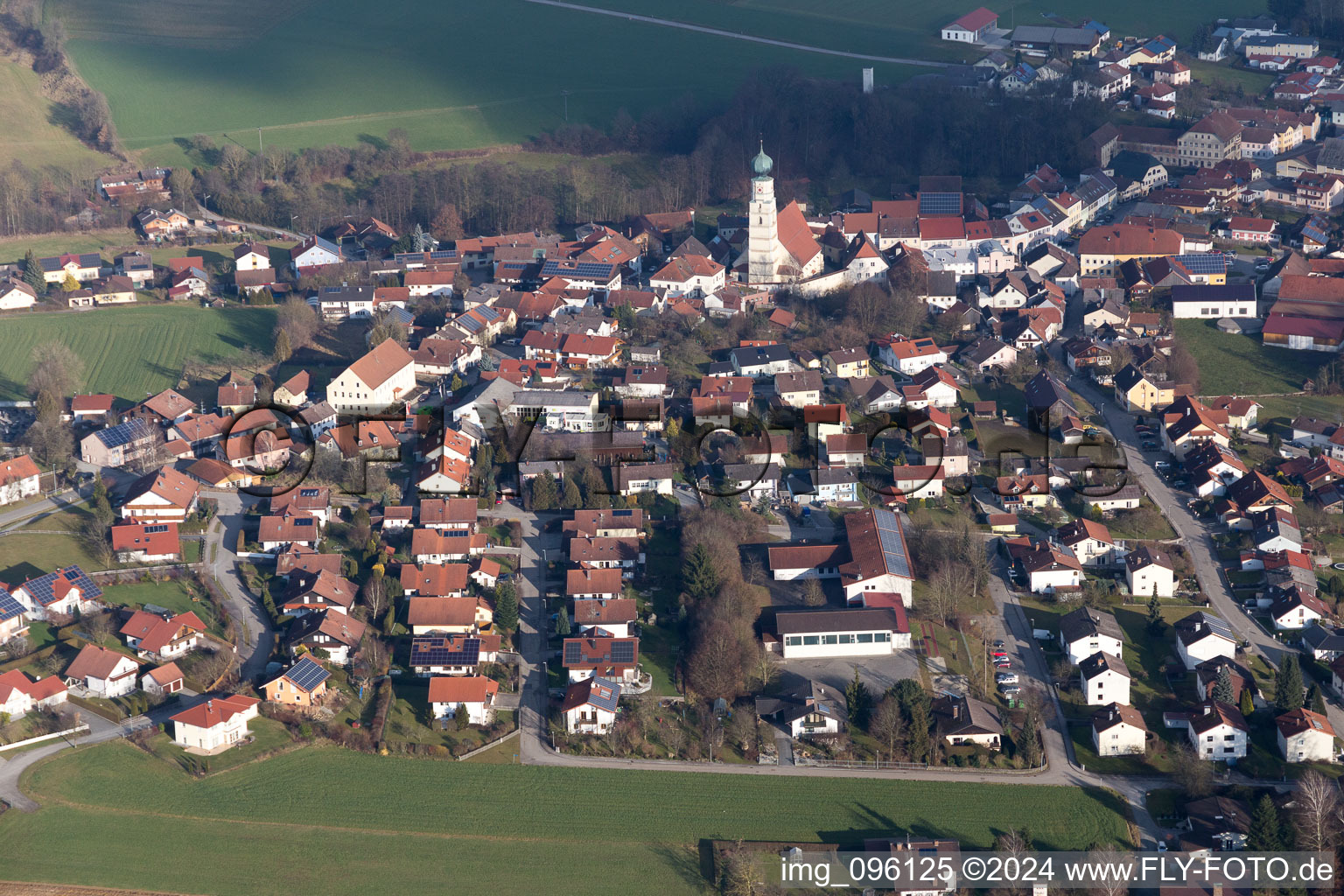 Parish Church of the Holy Trinity in the district Danglöd in Kößlarn in the state Bavaria, Germany