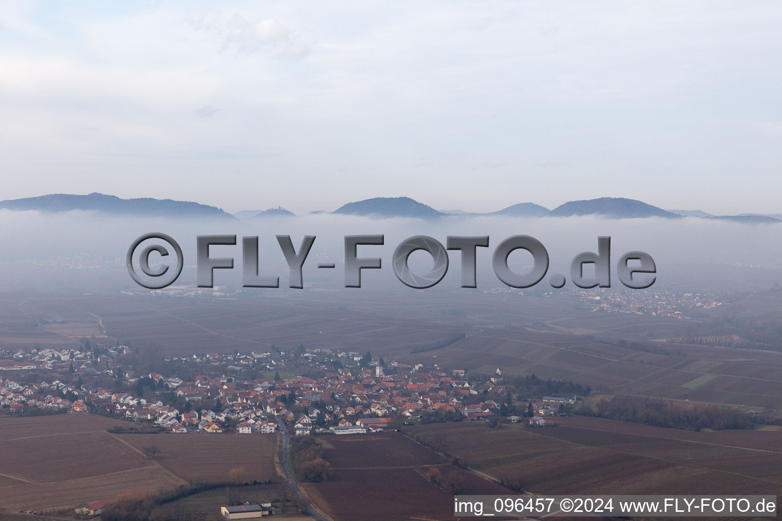 Bird's eye view of District Mörzheim in Landau in der Pfalz in the state Rhineland-Palatinate, Germany