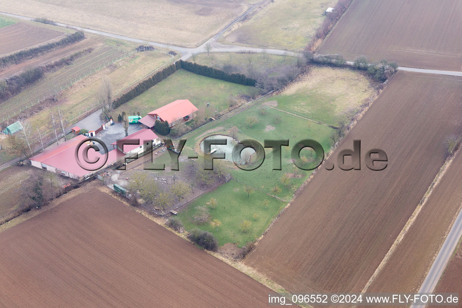 Insheim in the state Rhineland-Palatinate, Germany out of the air