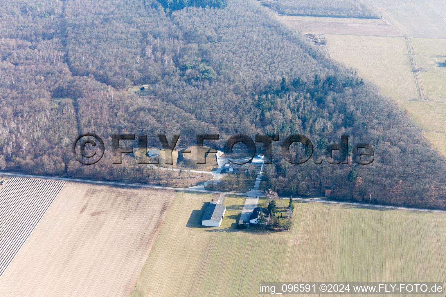 Bunker in Gernsheim in the state Hesse, Germany