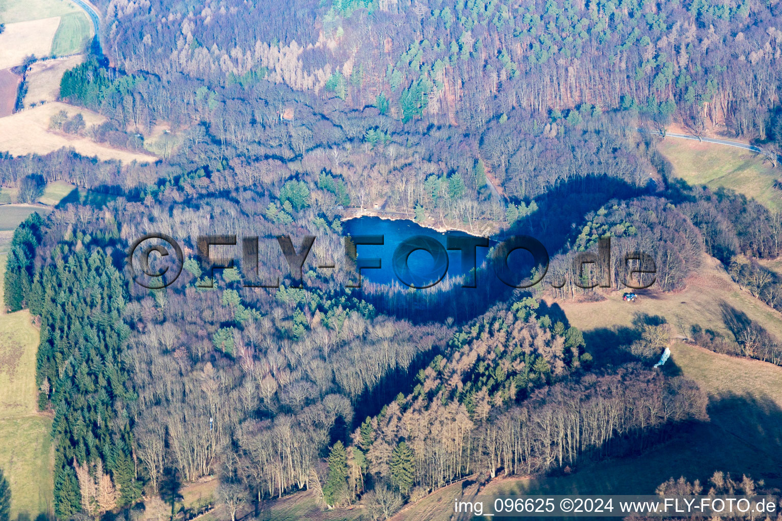 Messel Pit in Billings in the state Hesse, Germany