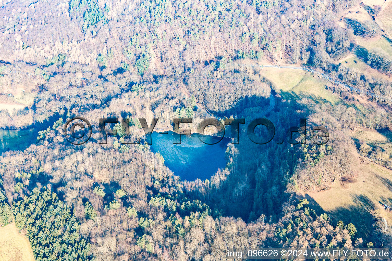 Old quarry in Meßbach in the state Hesse, Germany