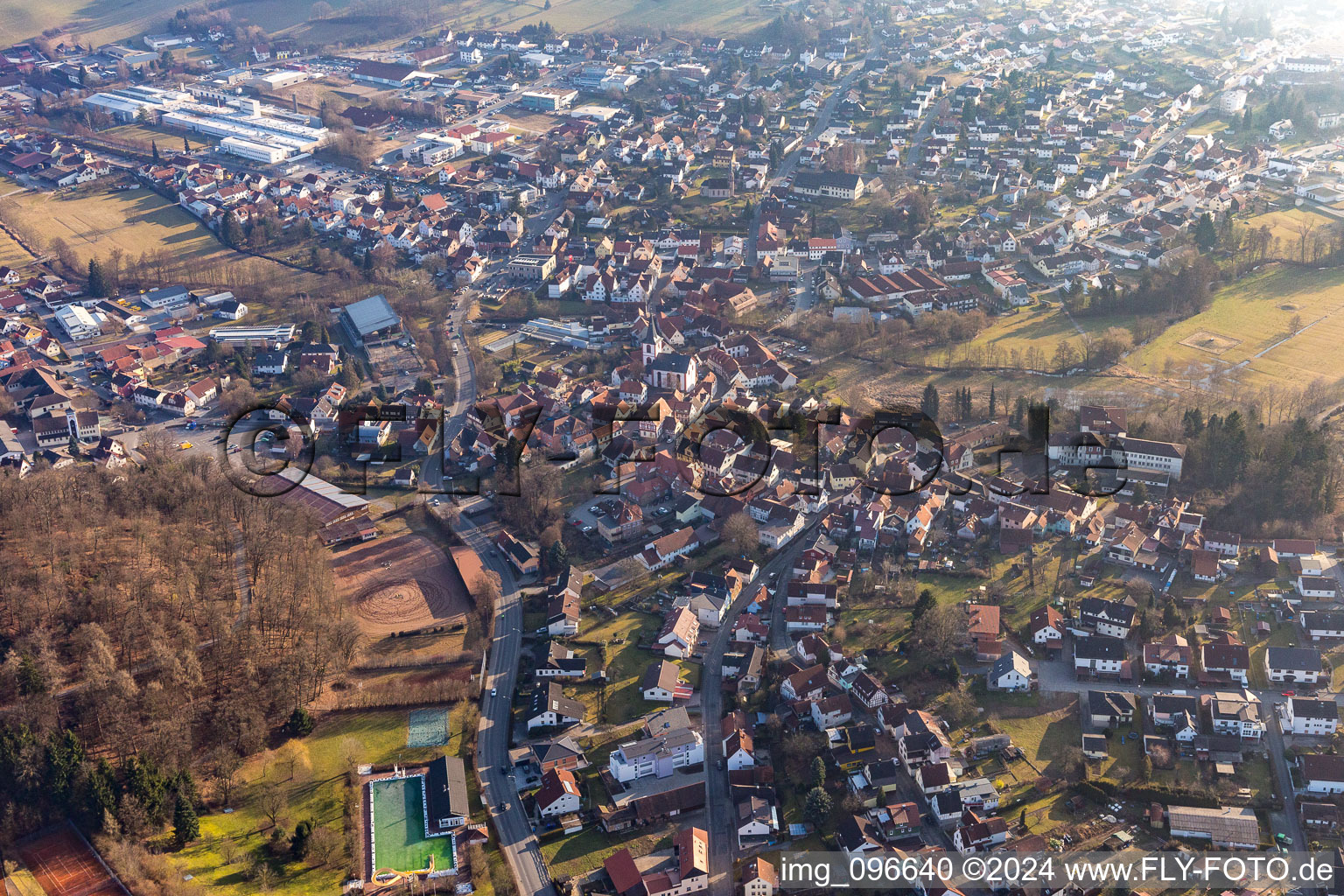 District Eberbach in Reichelsheim in the state Hesse, Germany