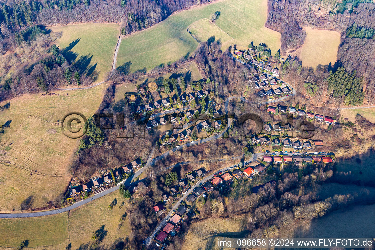 Holiday house plant of the park Formbach in the district Unter-Ostern in Reichelsheim (Odenwald) in the state Hesse, Germany