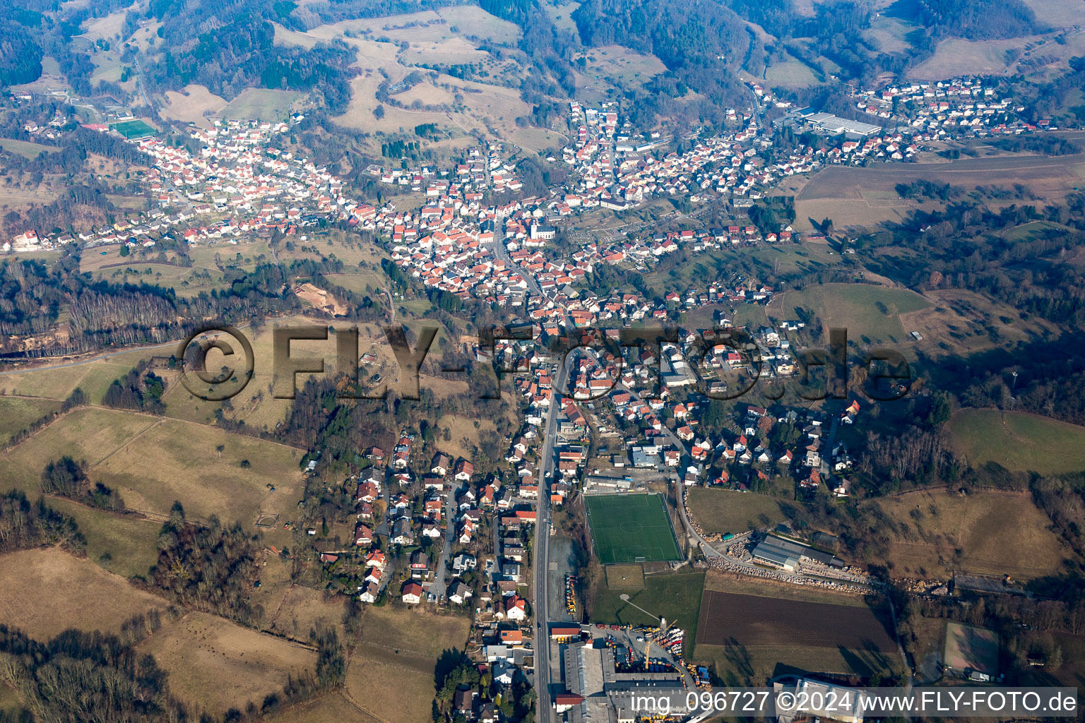 Lautertal in the state Hesse, Germany