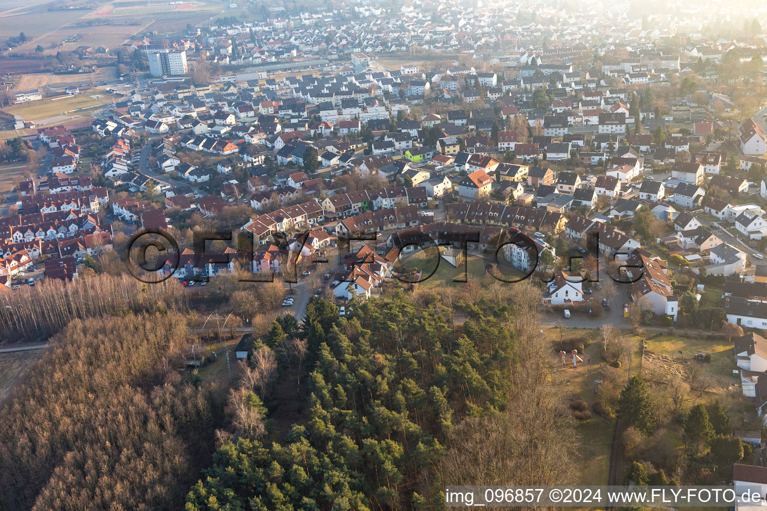 Weimar Street in Ober-Ramstadt in the state Hesse, Germany