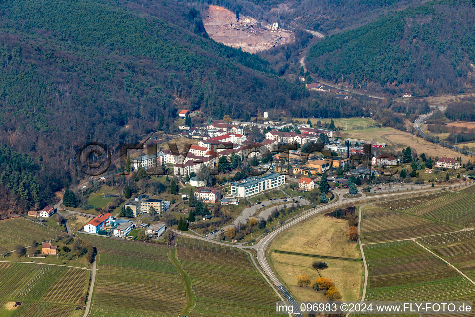 Palatinate Clinic in Klingenmünster in the state Rhineland-Palatinate, Germany