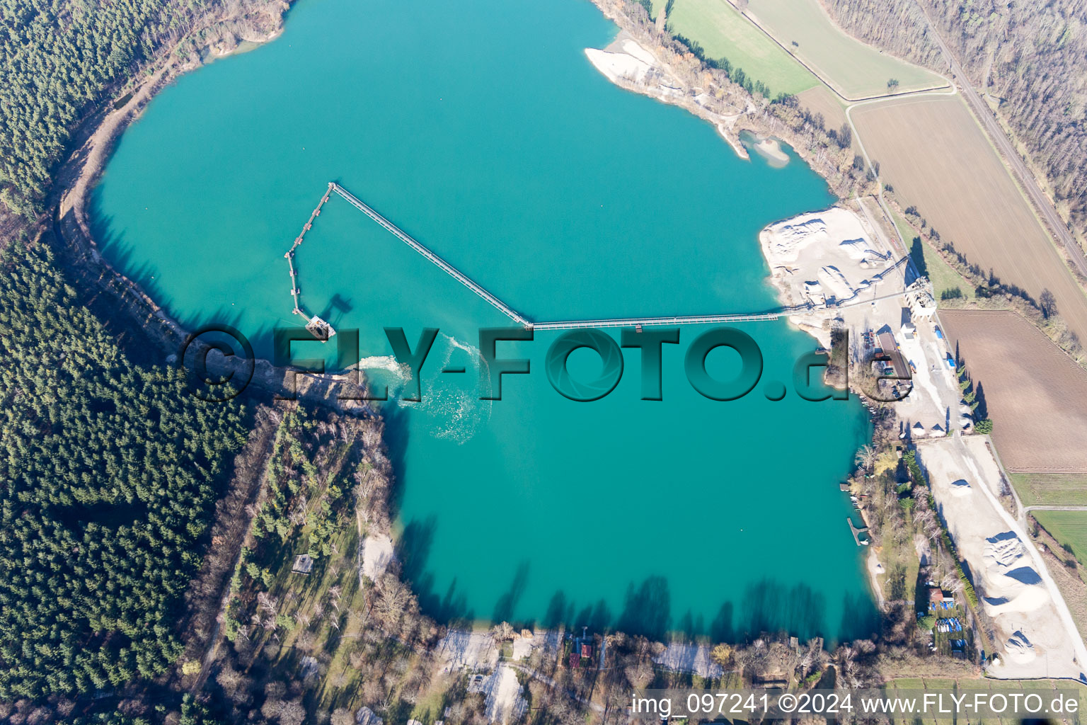 Weingarten in the state Baden-Wuerttemberg, Germany from a drone