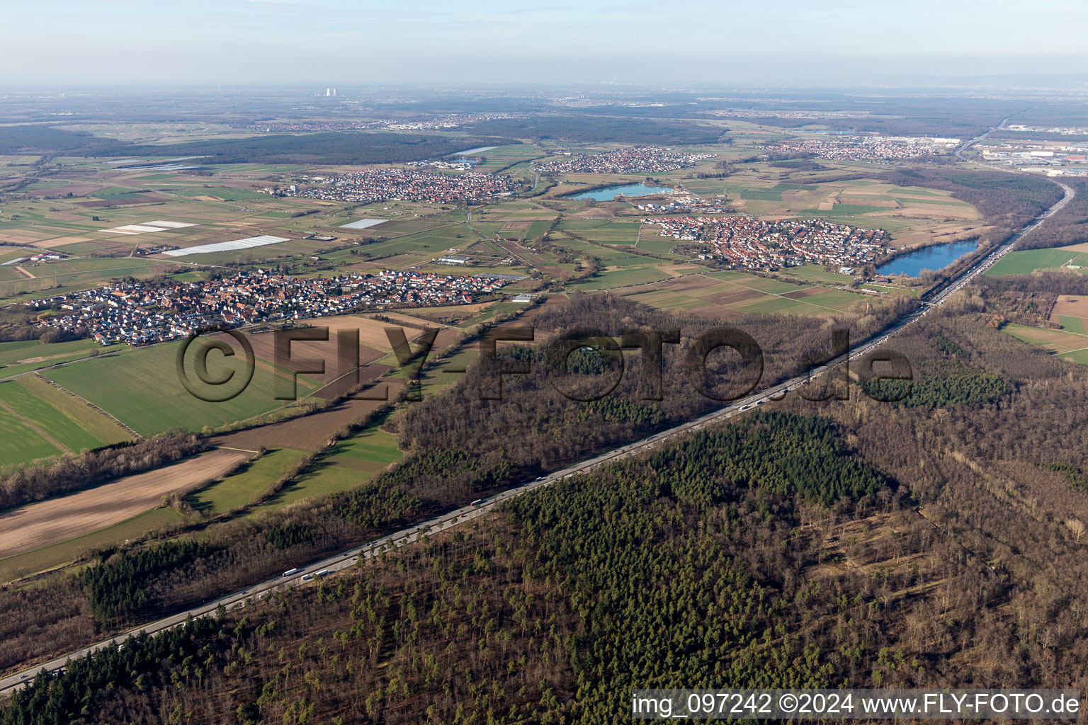 Stutensee in Weingarten in the state Baden-Wuerttemberg, Germany