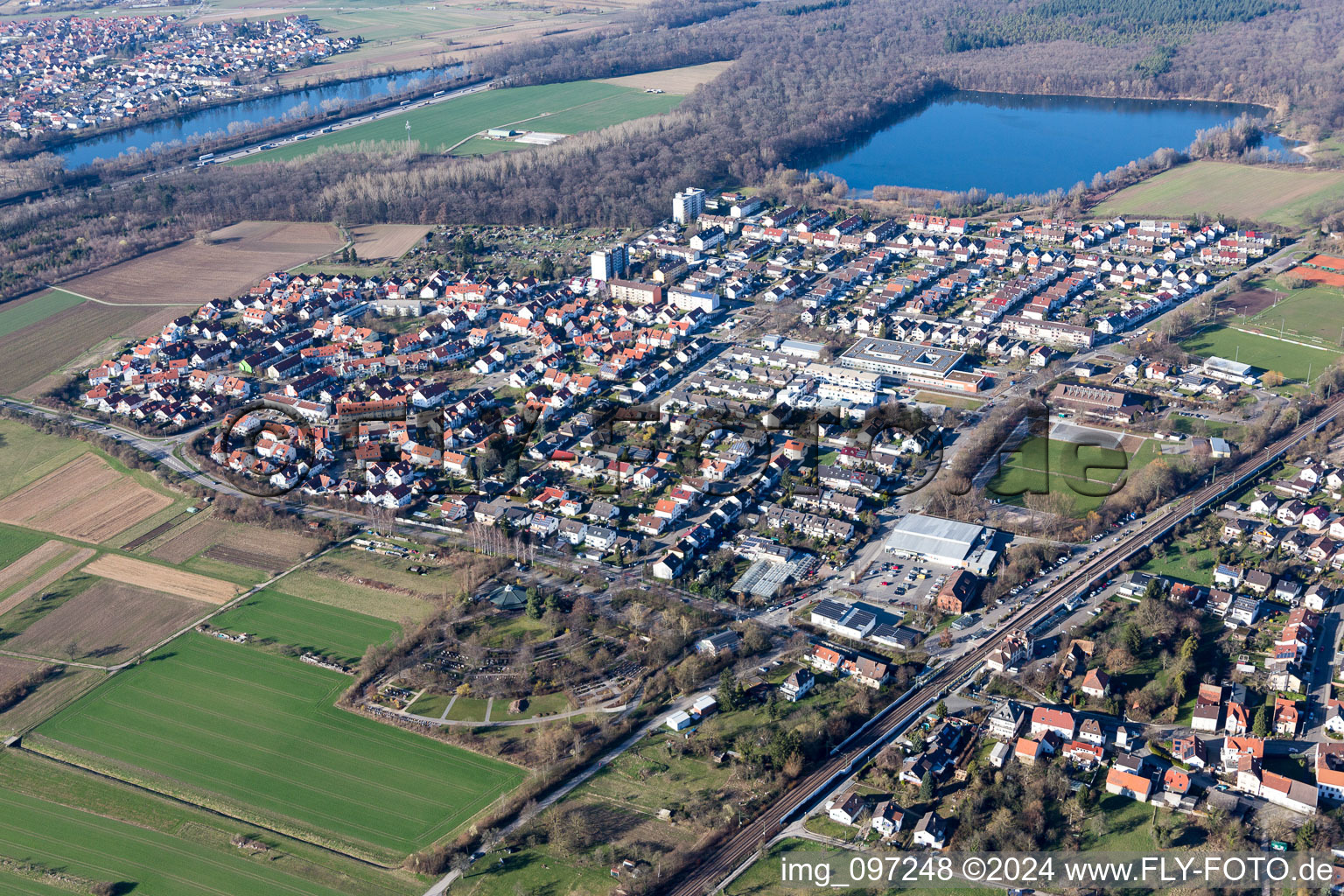 District Untergrombach in Bruchsal in the state Baden-Wuerttemberg, Germany