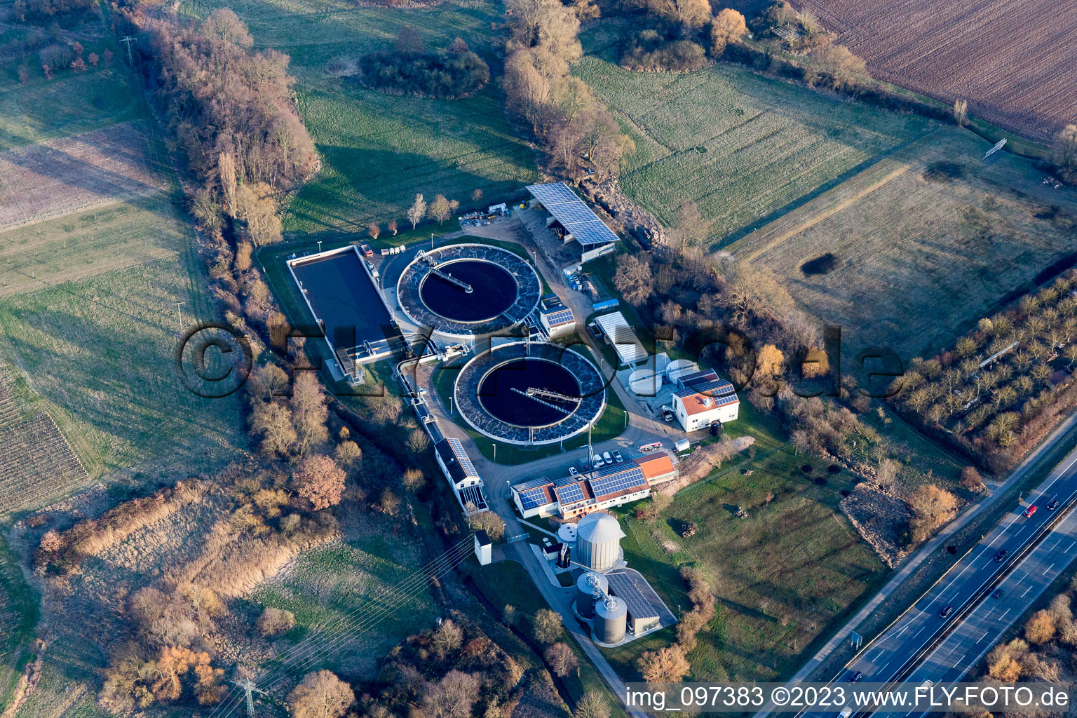 Edenkoben in the state Rhineland-Palatinate, Germany viewn from the air