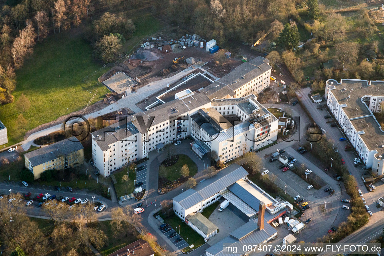 Hospital in Landau in der Pfalz in the state Rhineland-Palatinate, Germany