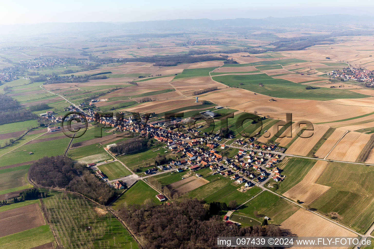 Buhl in the state Bas-Rhin, France out of the air