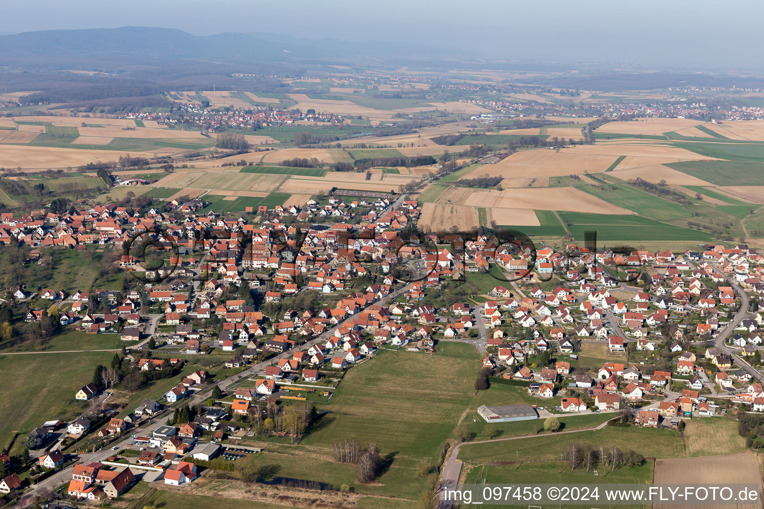 Surbourg in the state Bas-Rhin, France