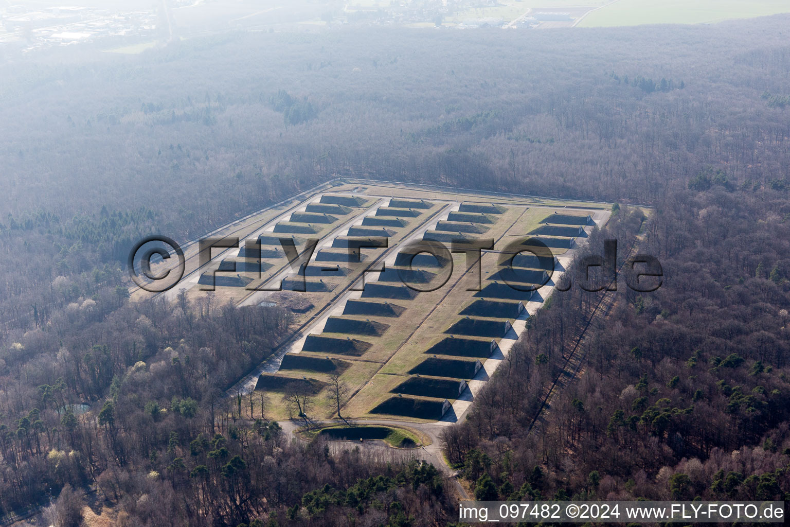 Mertzwiller in the state Bas-Rhin, France out of the air