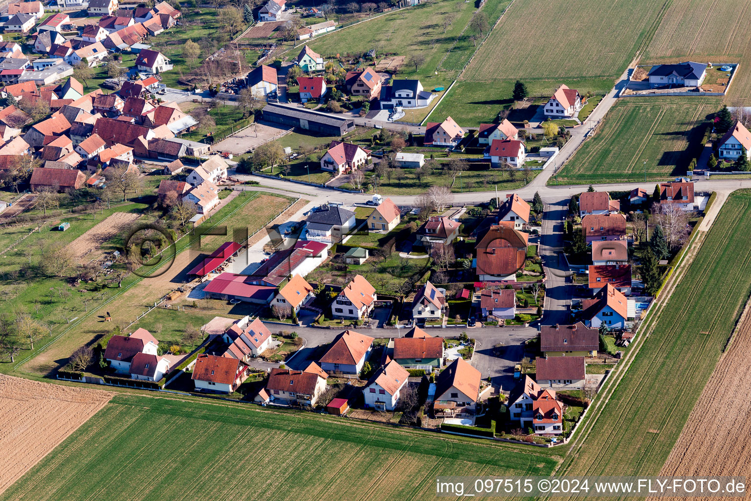 Ettendorf in the state Bas-Rhin, France