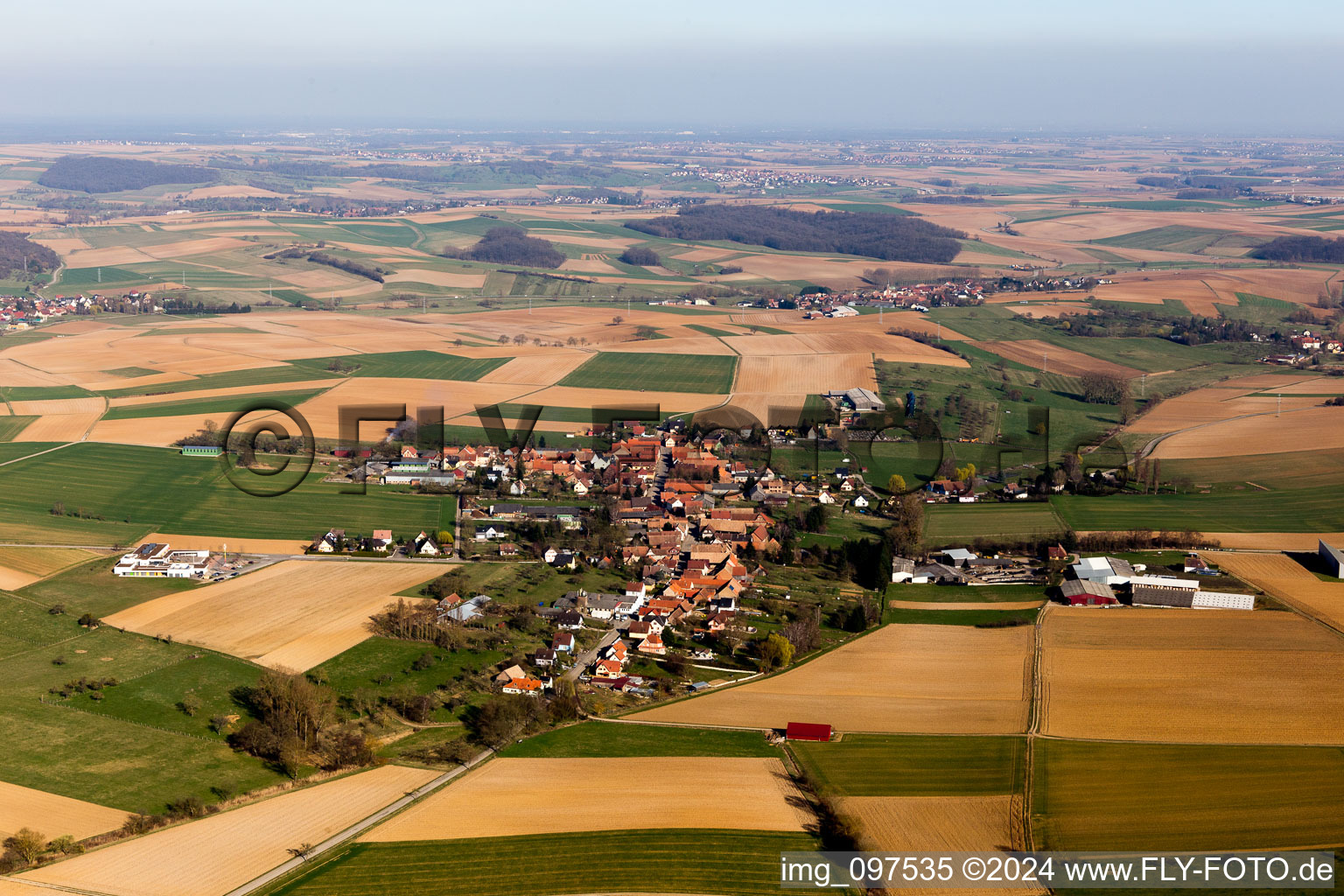 Wickersheim-Wilshausen in the state Bas-Rhin, France