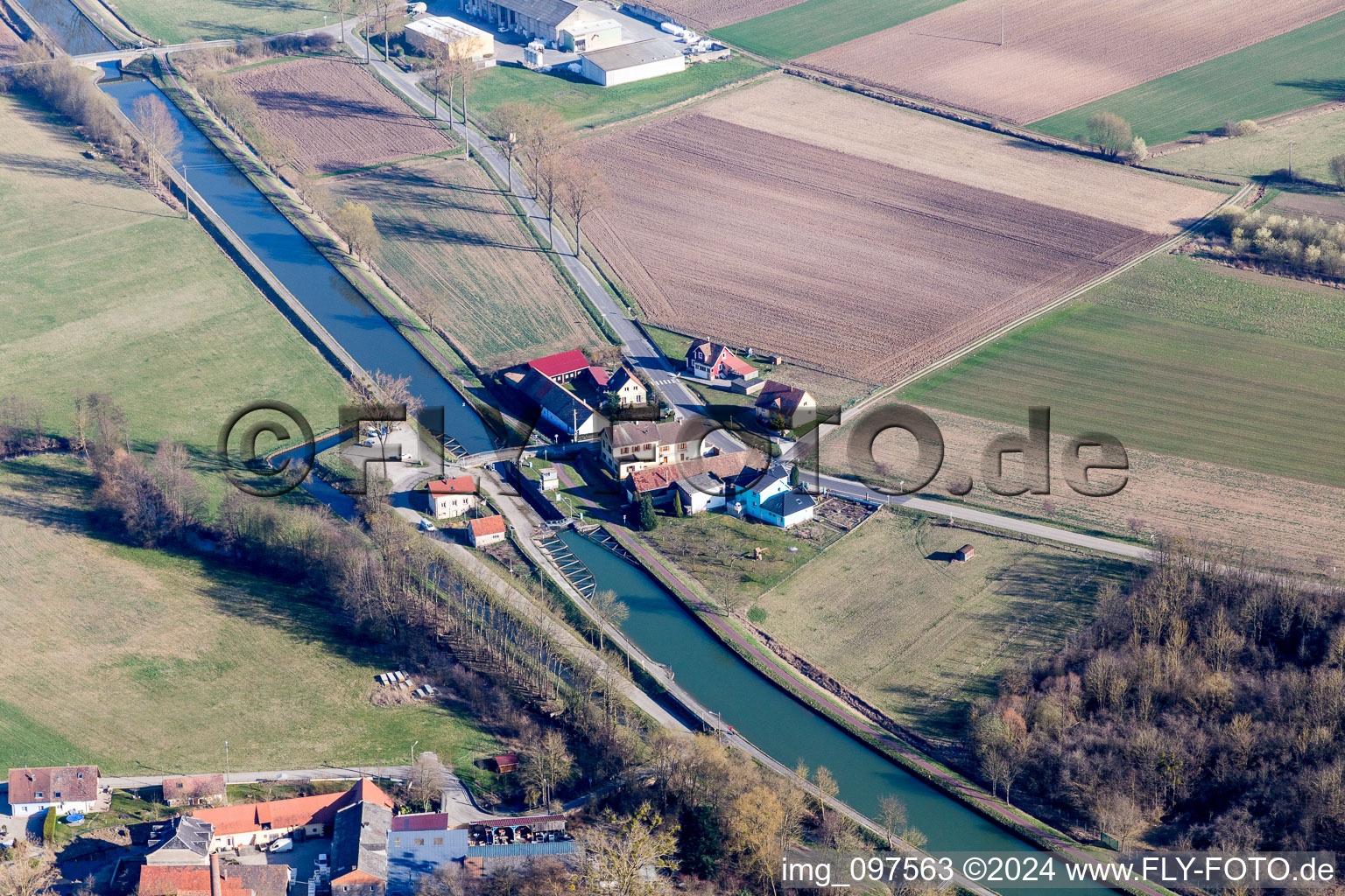 Lock No 38 in Lupstein in the state Bas-Rhin, France