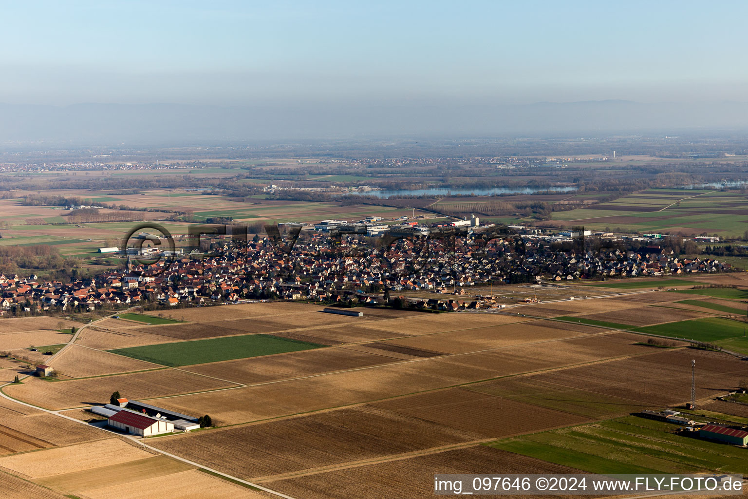 Weyersheim in the state Bas-Rhin, France