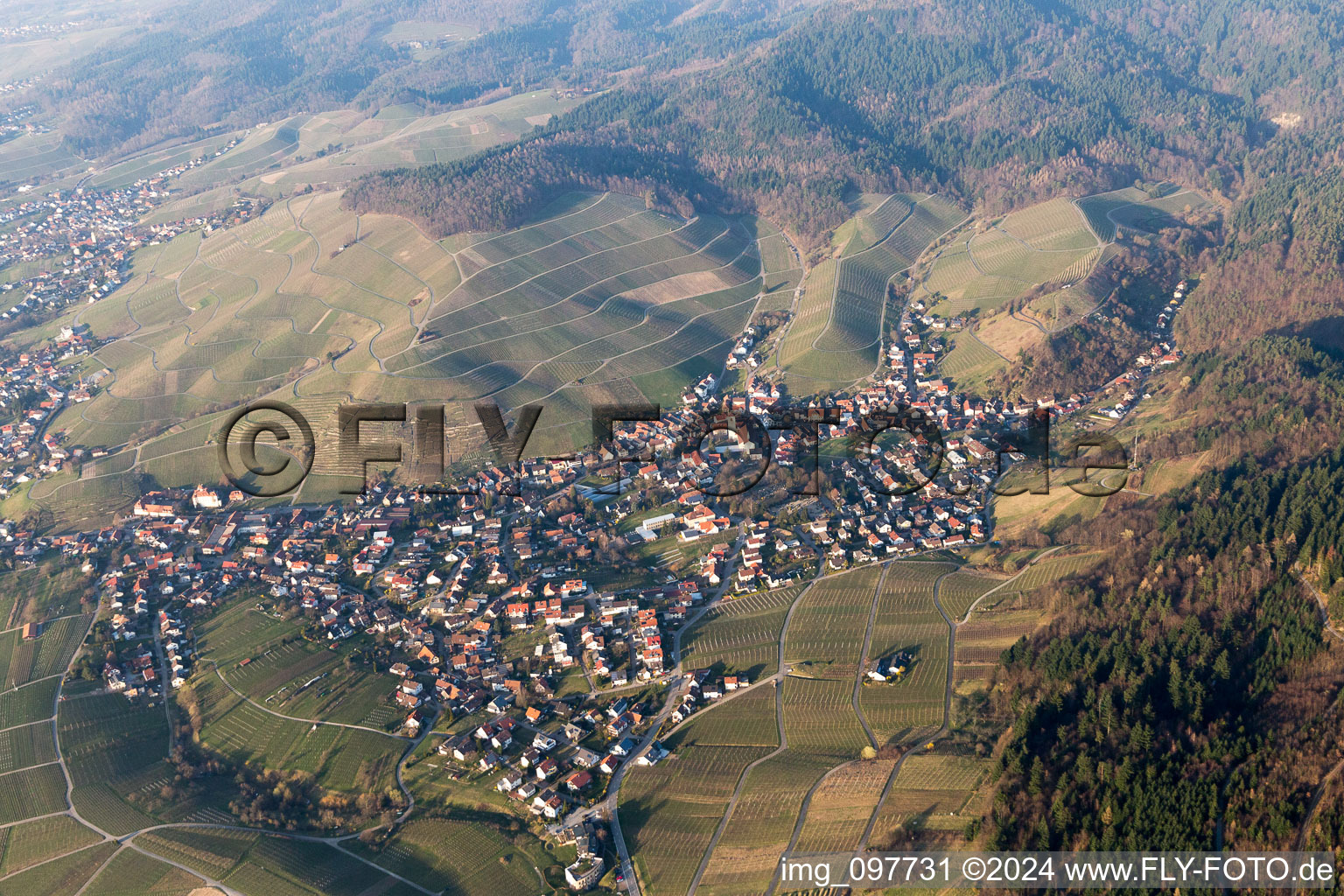 District Neuweier in Baden-Baden in the state Baden-Wuerttemberg, Germany