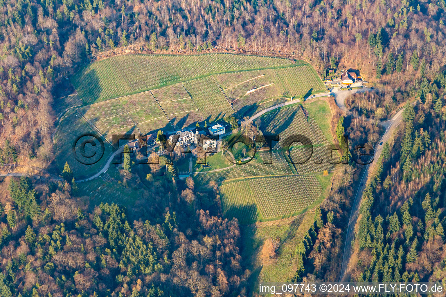 Fremersberg monastery estate, monastery tavern in Sinzheim in the state Baden-Wuerttemberg, Germany