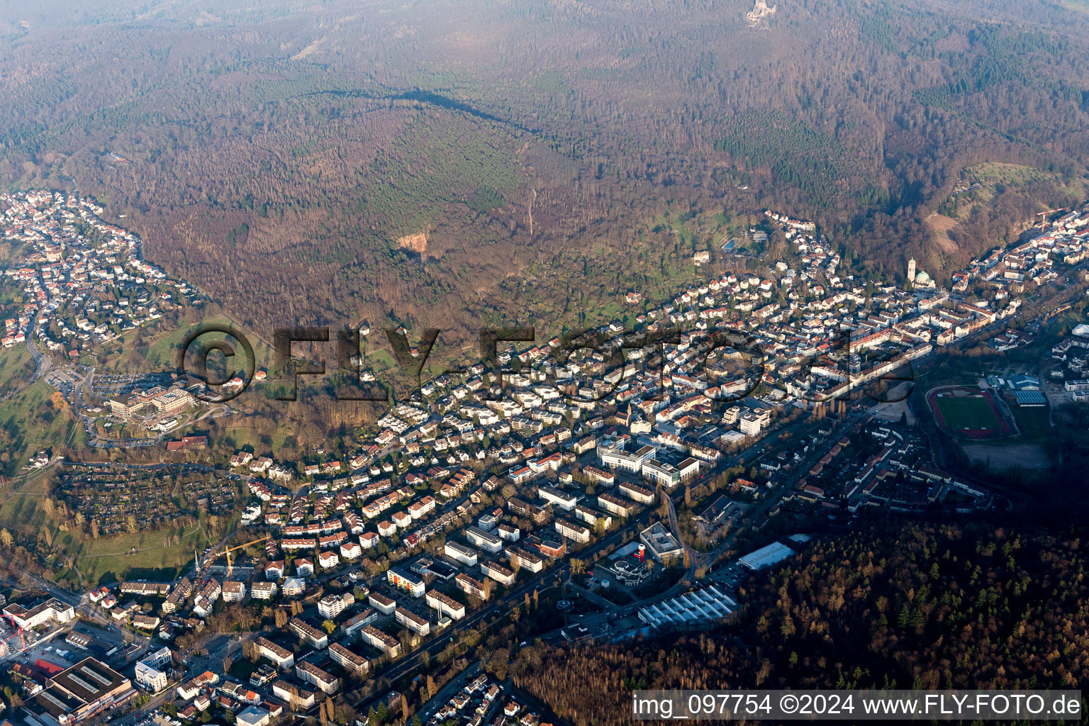 Old quarry, Balg Clinic in the district Oos in Baden-Baden in the state Baden-Wuerttemberg, Germany