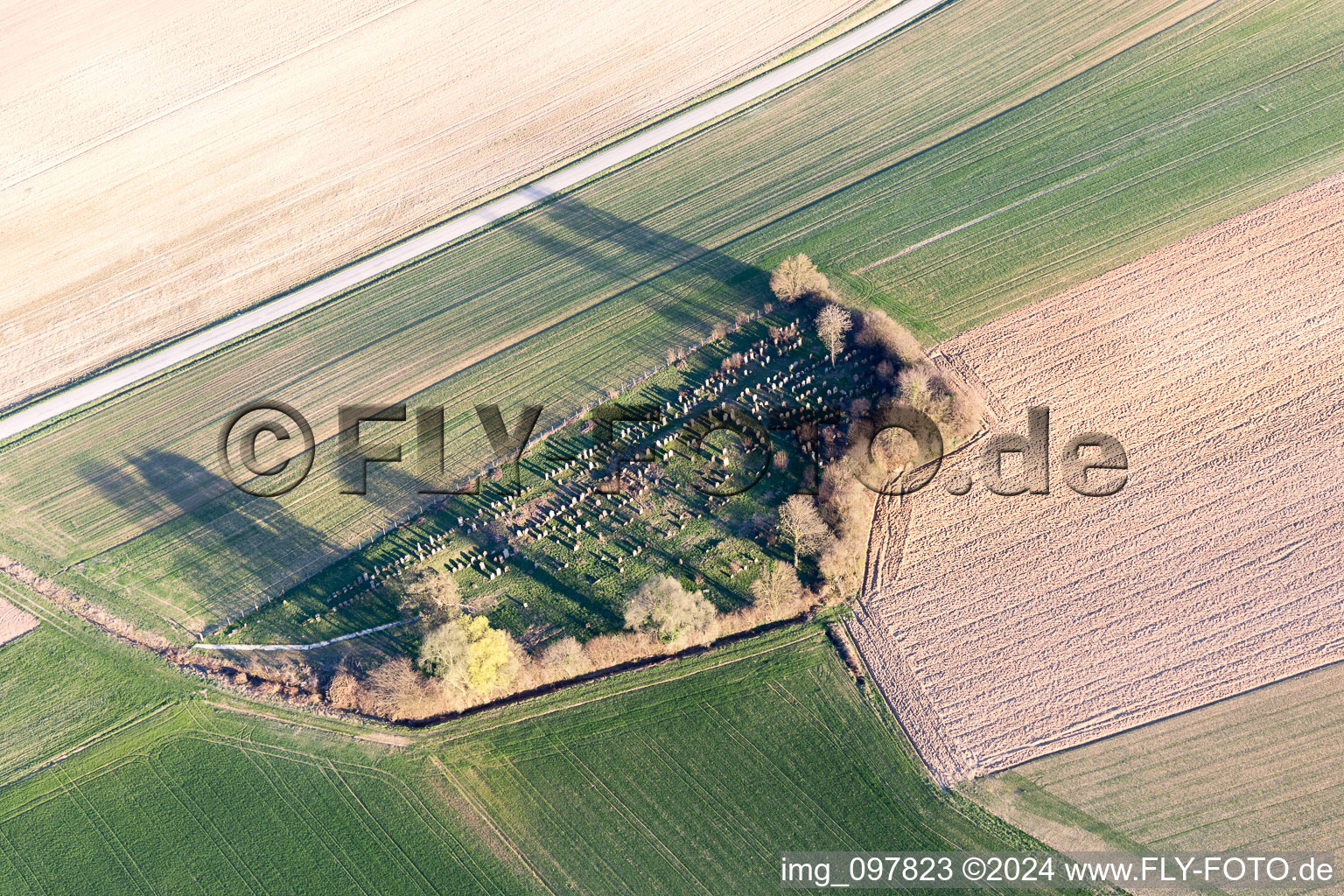 Old Jewish Cemetery of Trimbach in Stundwiller in the state Bas-Rhin, France